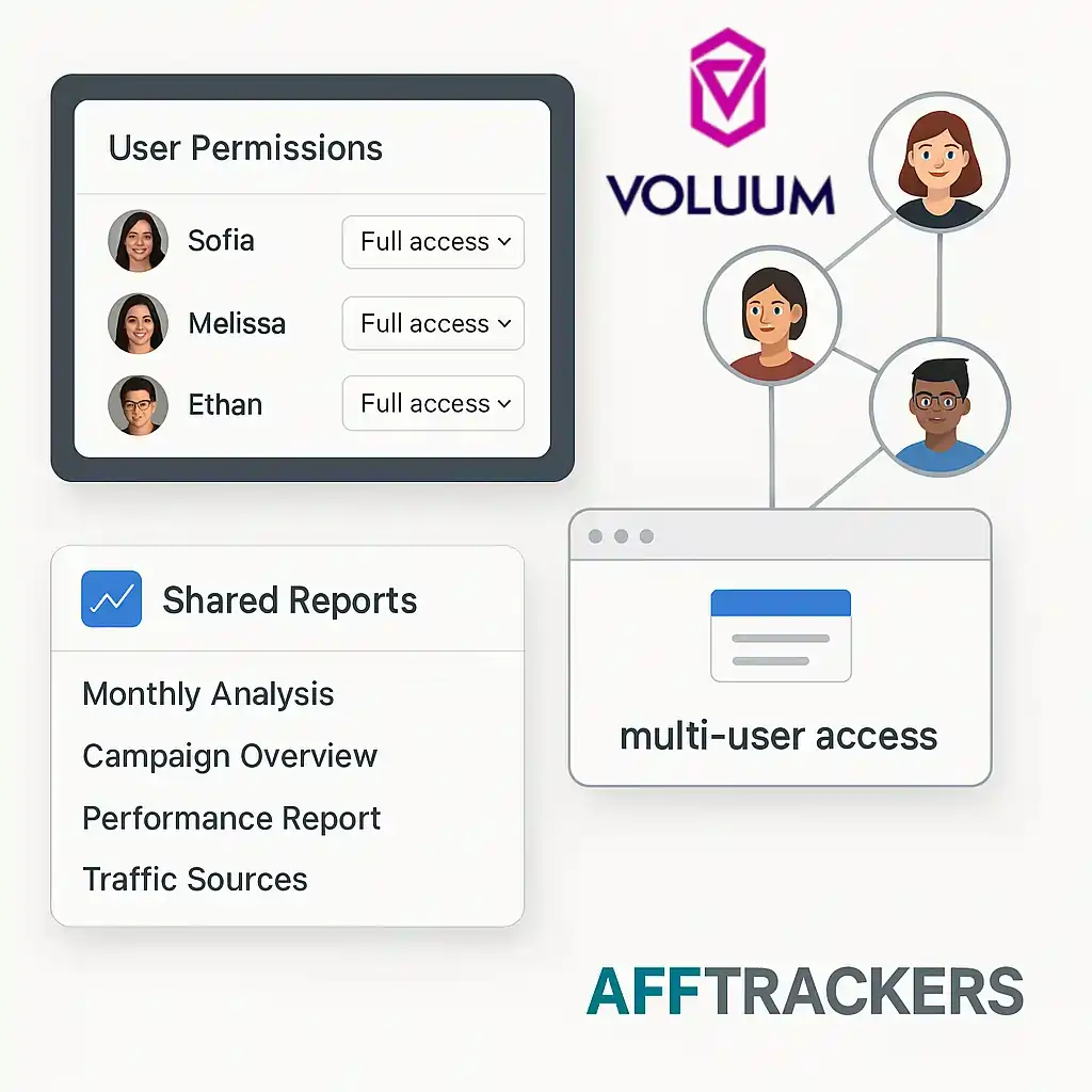 Collaboration & Team Management with Voluum Ad tracker